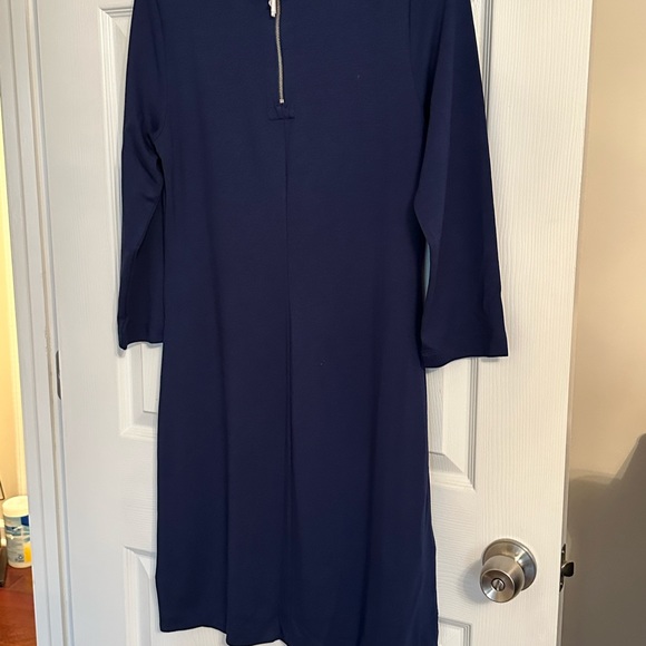 NWT Tommy Bahama Drapey Ponte dress, size Small, island navy - Picture 5 of 9